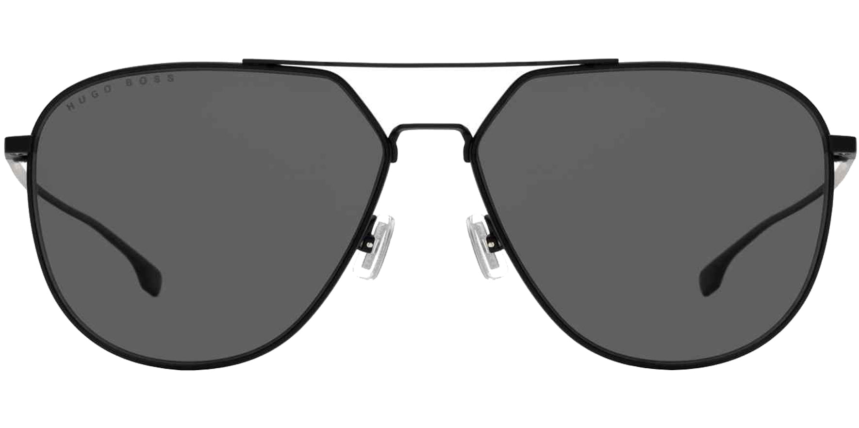 Hugo Boss Polarized Titanium Geometric Aviator - Eyedictive