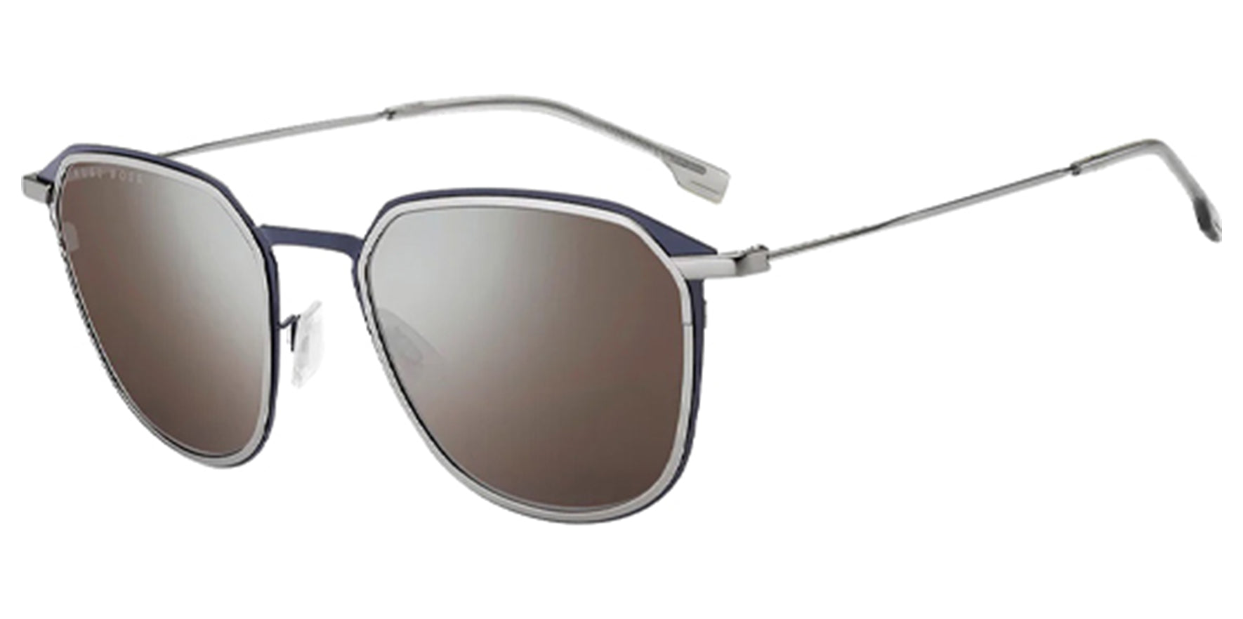 Hugo Boss Titanium Slim Geometric Square - Eyedictive