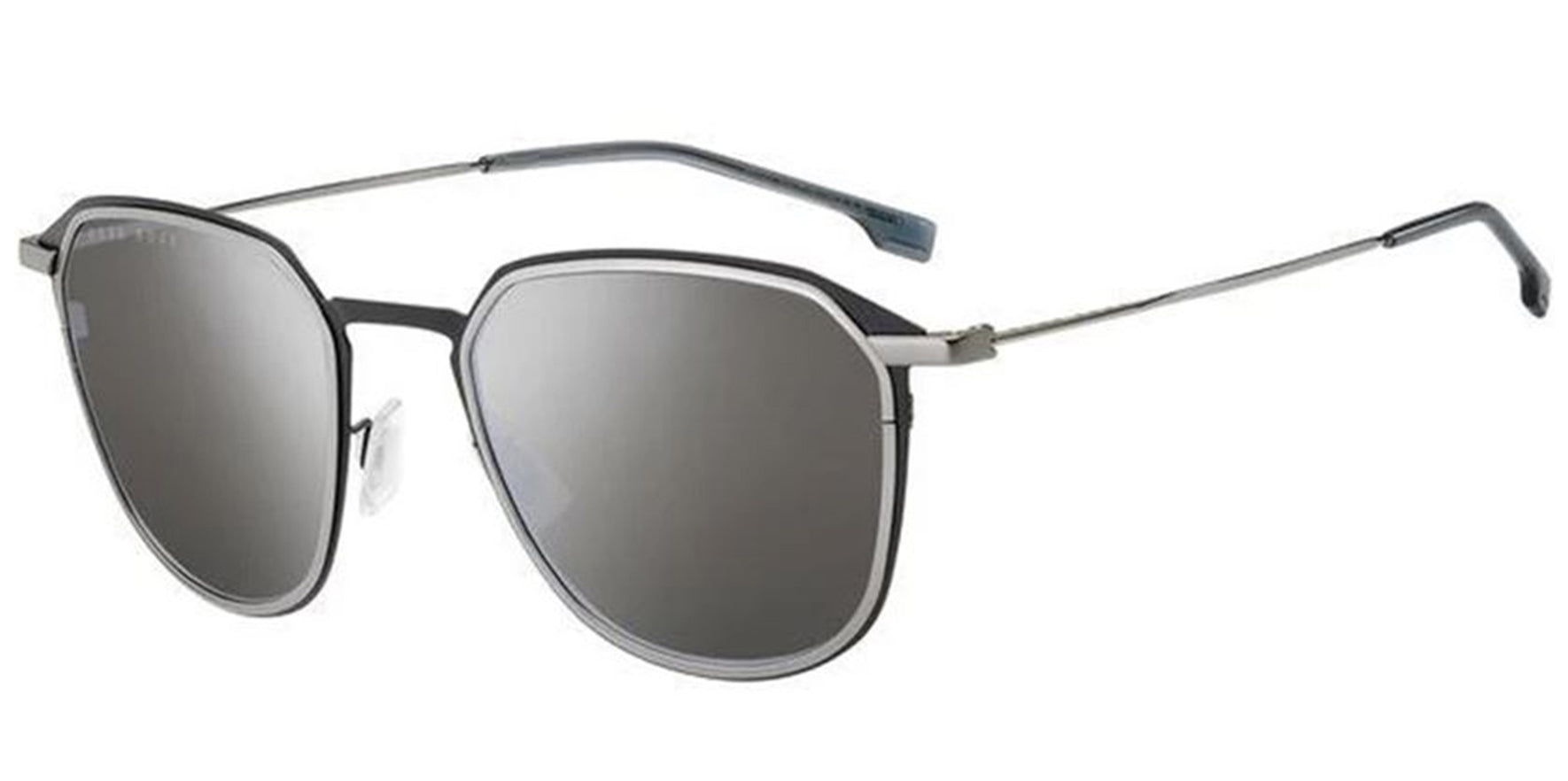 Hugo Boss Titanium Slim Geometric Square - Eyedictive