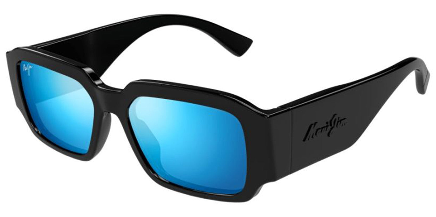 Maui Jim Polarized Kupale Wide Temple Rectangle