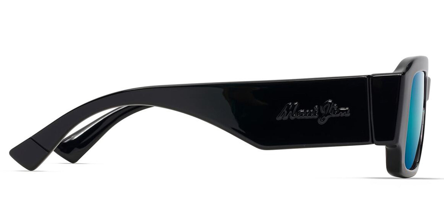 Maui Jim Polarized Kupale Wide Temple Rectangle