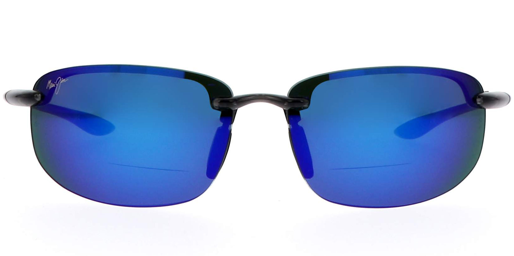 Maui Jim Ho'okipa Reader Polarized Smoke Grey Rimless Sport - Eyedictive