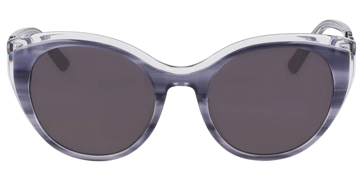 Bebe Round Cat-Eye w/ Stone Encrusted Temples