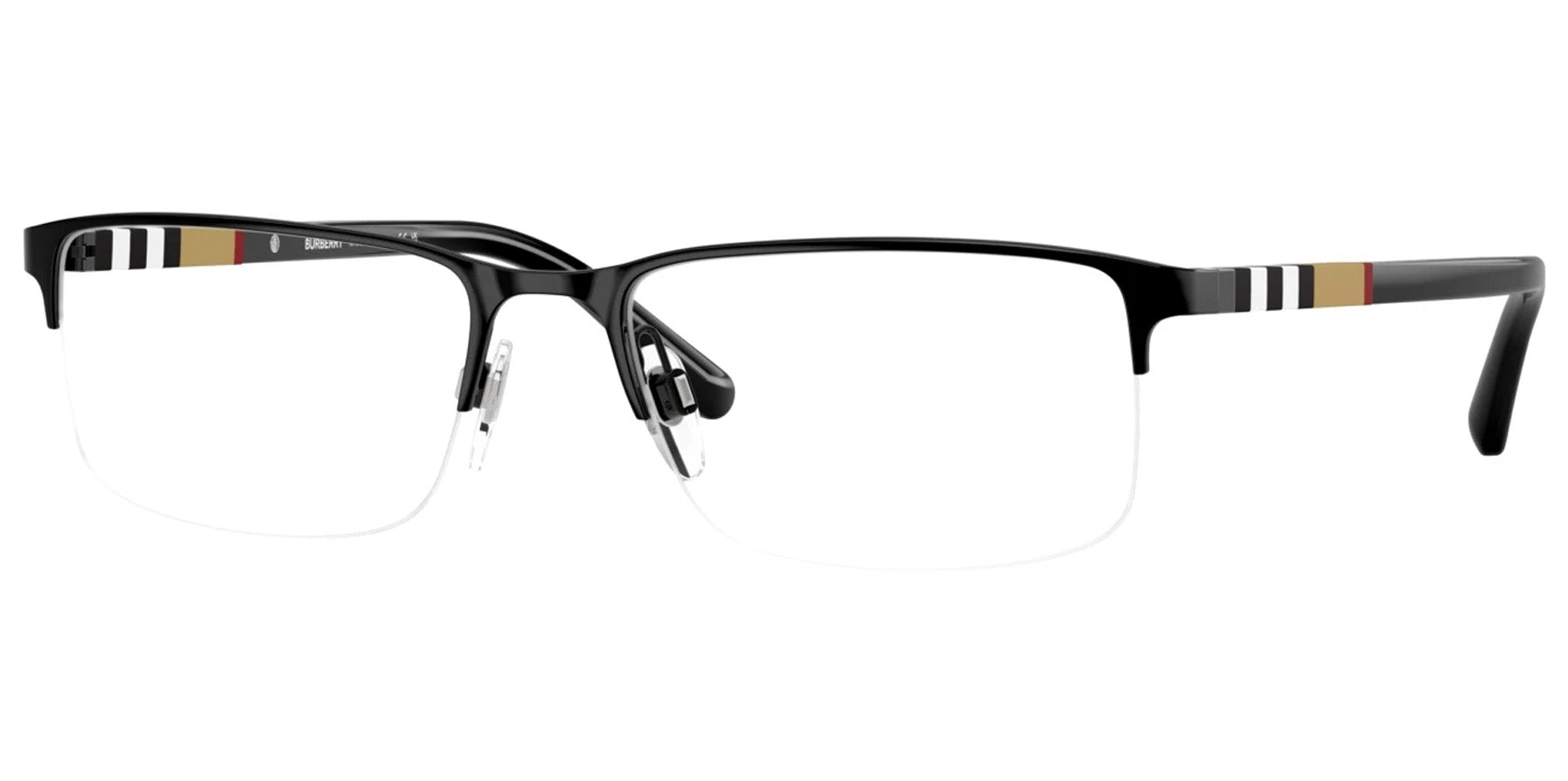Burberry Semi-Rimless Rectangle Eyeglasses