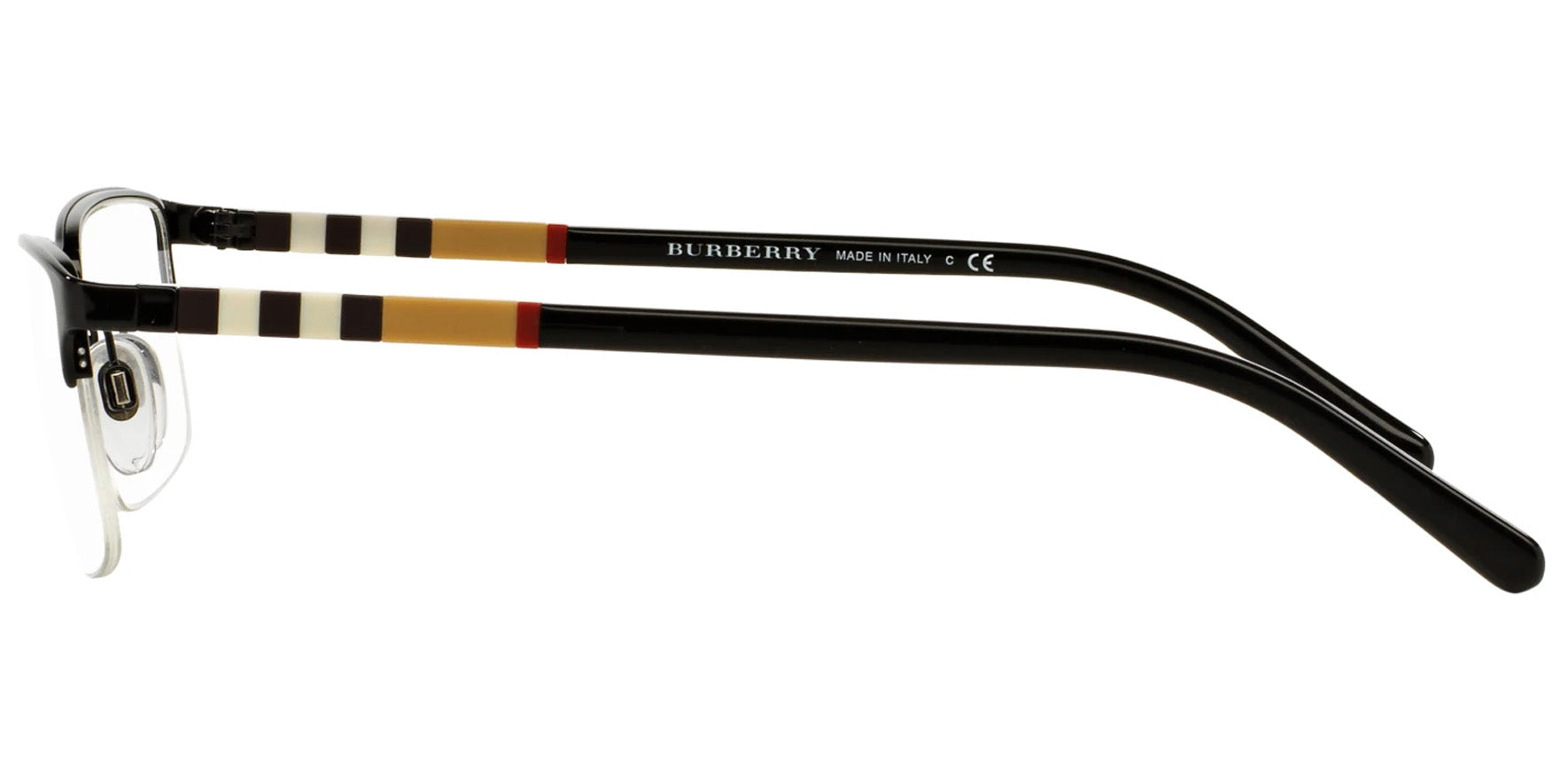 Burberry Semi-Rimless Rectangle Eyeglasses