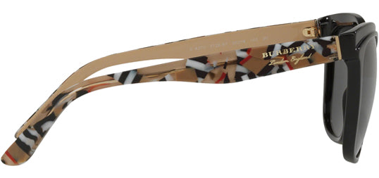 Burberry Black/Abstract Tartan Butterfly