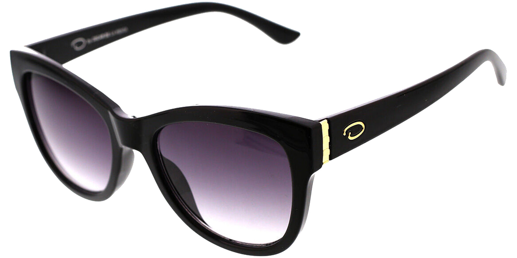 Oscar By Oscar De La Renta Rounded Cat-Eye w/ Gradient Lens