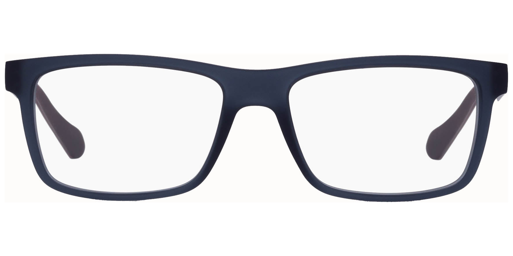 Hugo Boss Rectangle Eyeglasses w/ Flat Metal Temples
