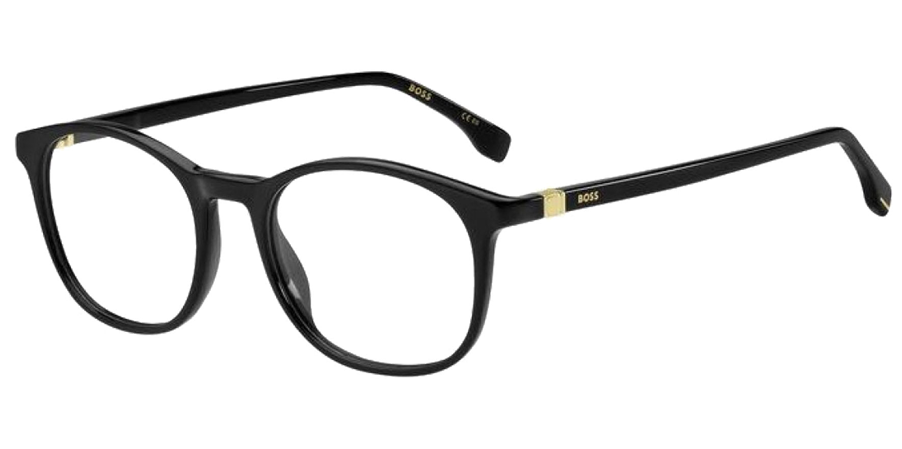 Hugo Boss Round Eyeglasses w/ Spring Flex Hinges
