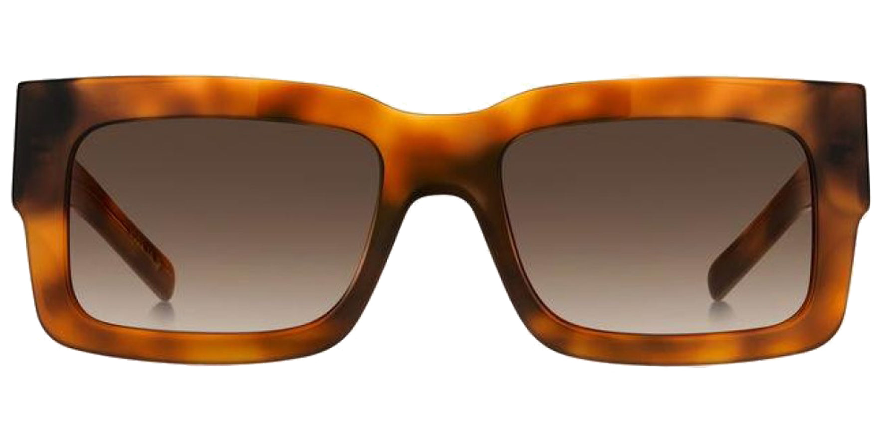 Hugo Boss Chunky Flat Top Rectangle w/ 5-Barrel Steel Hinges