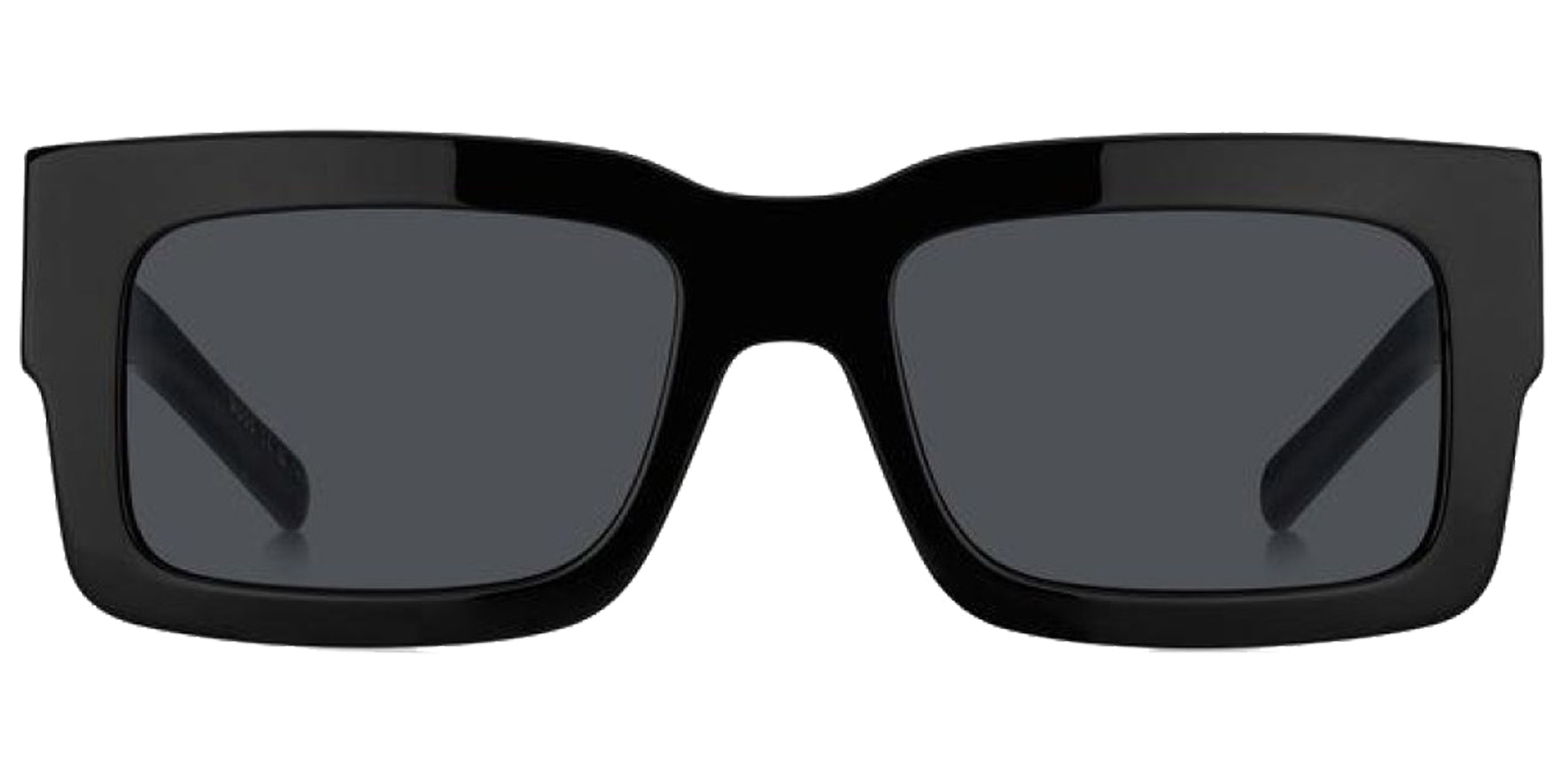 Hugo Boss Chunky Flat Top Rectangle w/ 5-Barrel Steel Hinges