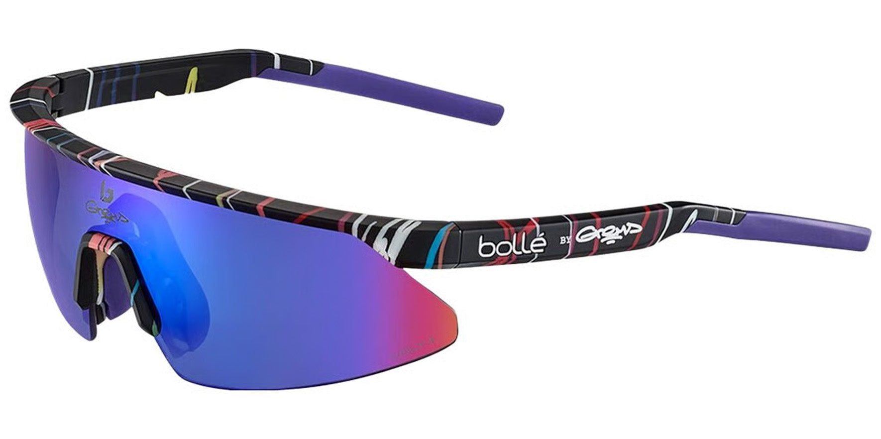 Bolle + Grems Collab Micro Edge Semi Rimless Shield Wrap