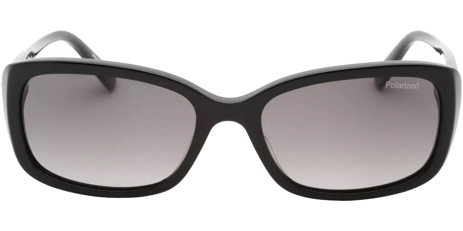Banana Republic Polarized Women's Black Rectangular w/ Gradient Lens -  - Eyedictive