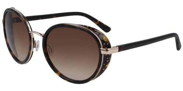 BEBE TORTOISE OVERSIZE ROUND SUNGLASSES WITH SWAROVSKI CRYSTALS NEW WITH TAGS Bebe Tortoise Oversize Round w/ Swarovski Crystal Side  main image 2