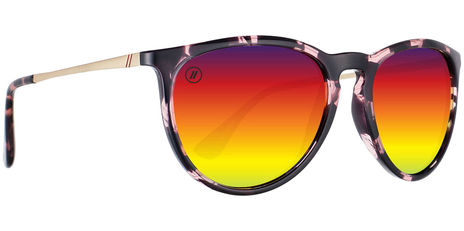 Blenders Eyewear North Park Polarized Soft Square w/ Mirrored Lens -  - Eyedictive