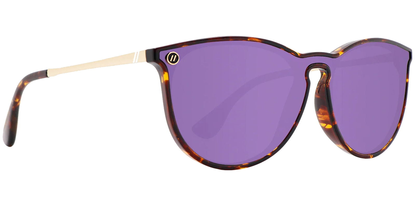 Blenders Eyewear North Park X2 Polarized Rounded Cat-Eye Shield Lens -  - Eyedictive