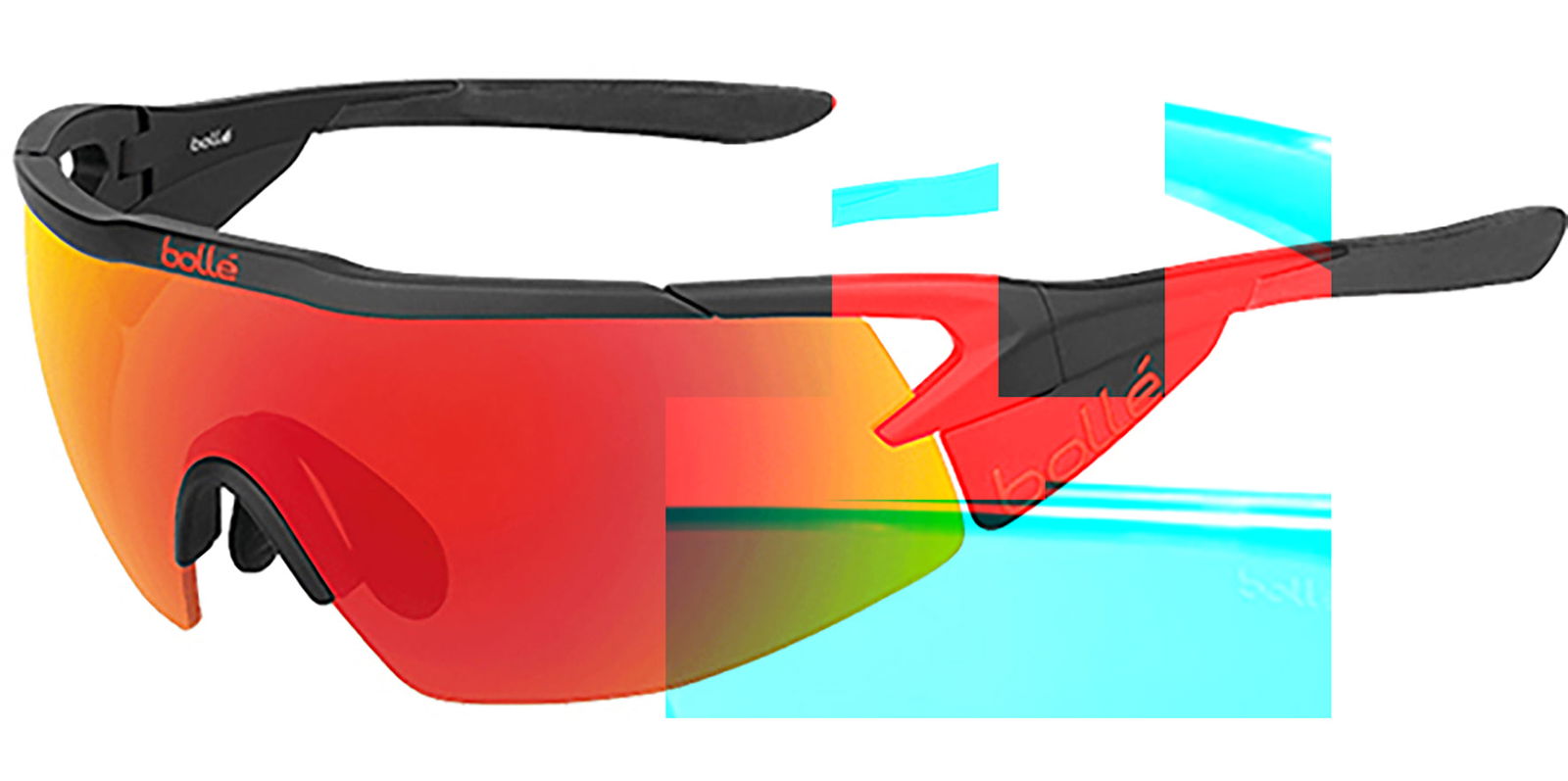 Bolle Aeromax Anti-Fog Shield w/ Fire Mirror Lens -  - Eyedictive