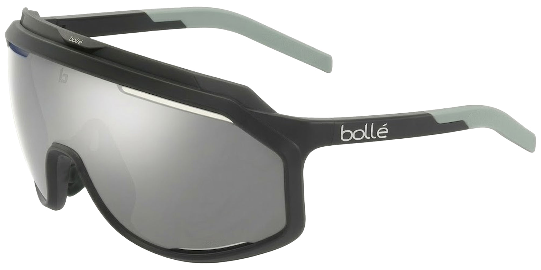 Bolle Chronoshield Polarized Volt+ Black Matte Shield w/ Mirror Lens