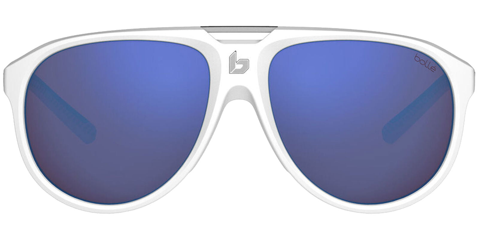 Bolle Euphoria White Blue Red Mt Round Pilot w/ Side Shields -  - Eyedictive