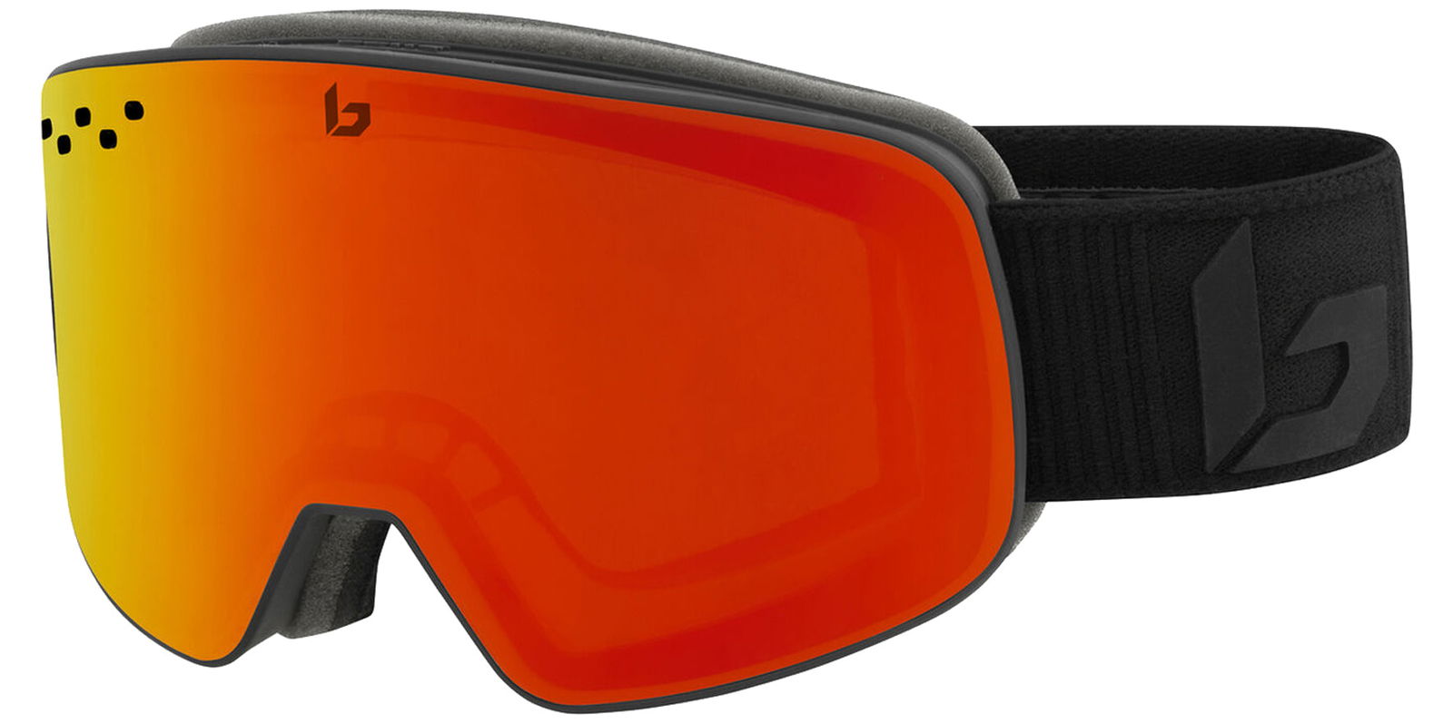 Bolle Nevada Black Corp Matte Snow Goggles -  - Eyedictive