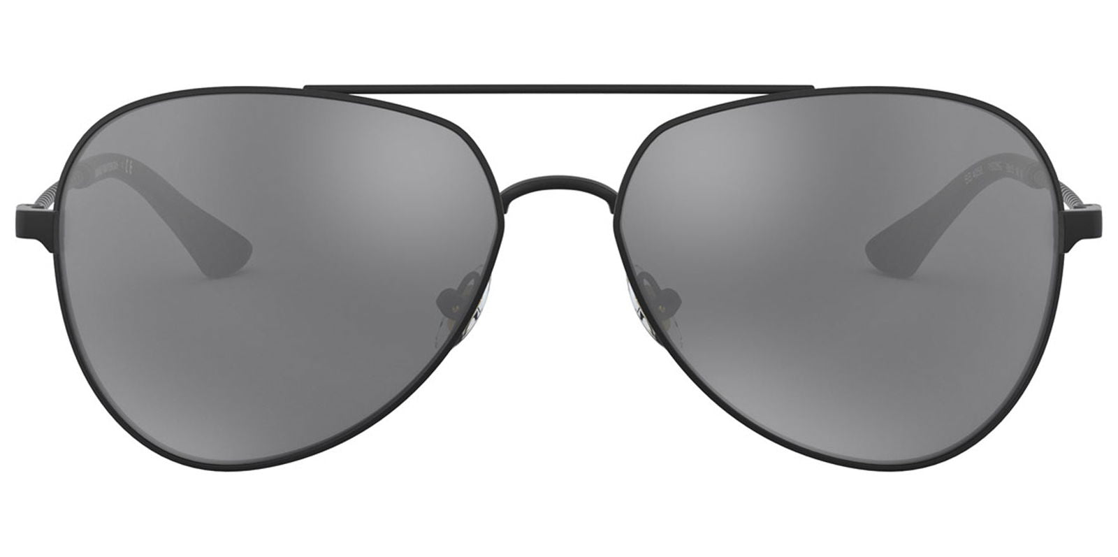 Brooks Brothers Matte Black Aviator -  - Eyedictive