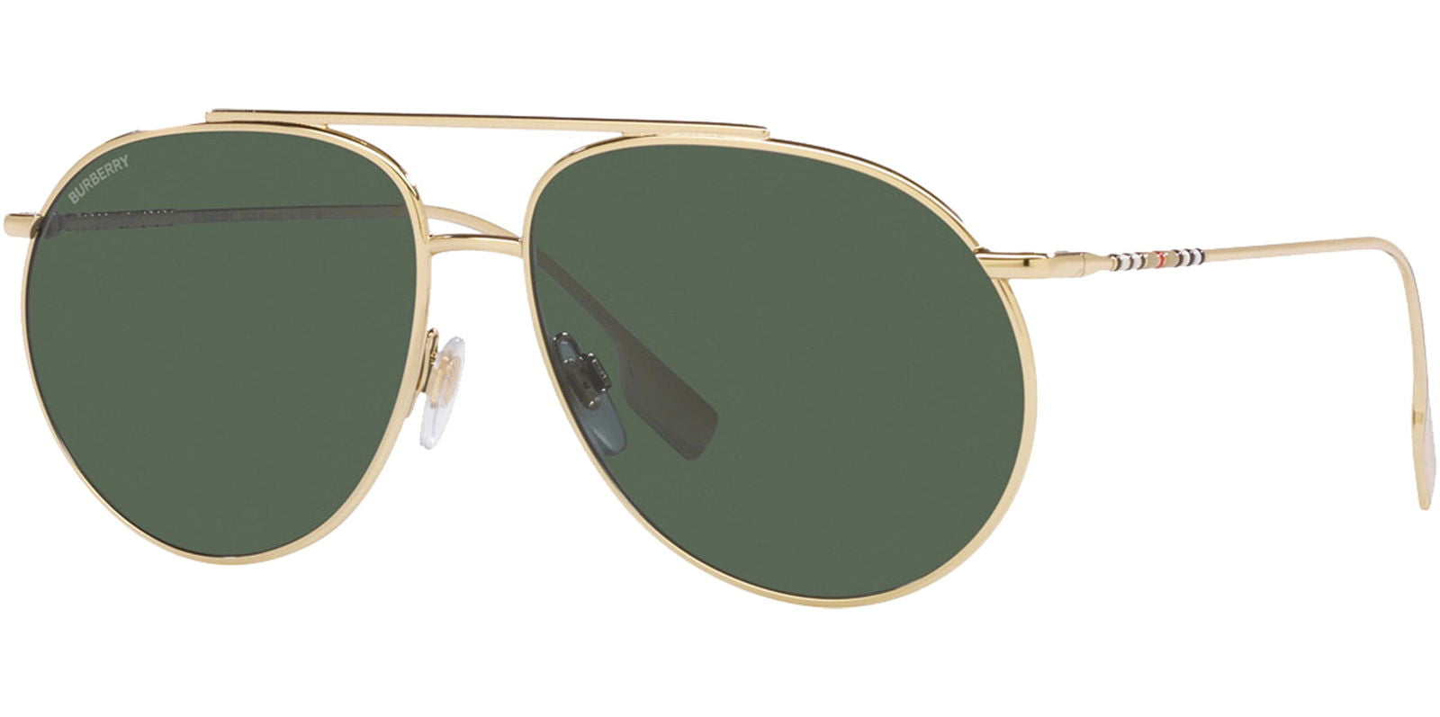 Burberry Alice Light Gold-Tone Aviator -  - Eyedictive