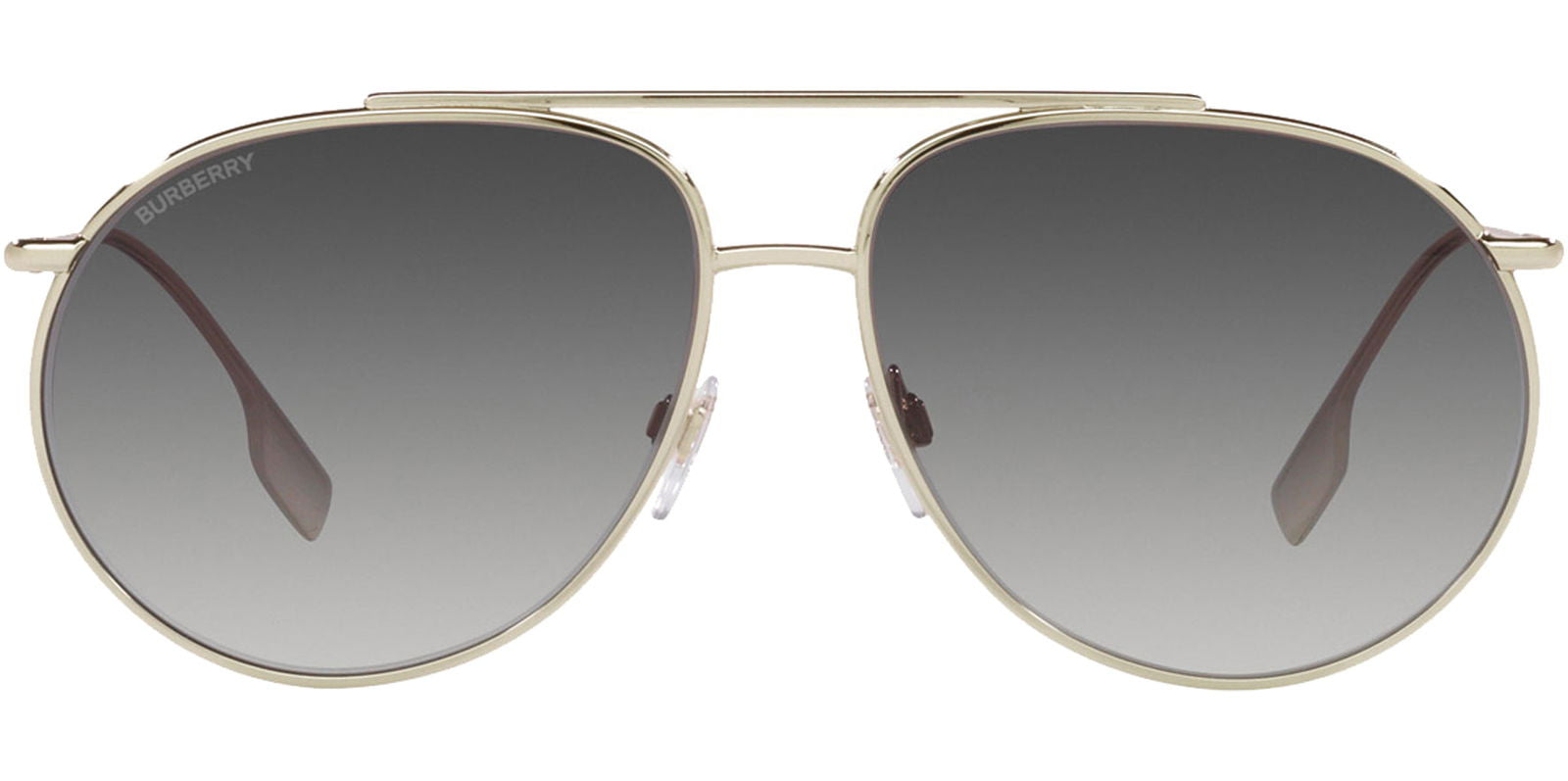 Burberry Alice Light Gold-Tone Aviator -  - Eyedictive