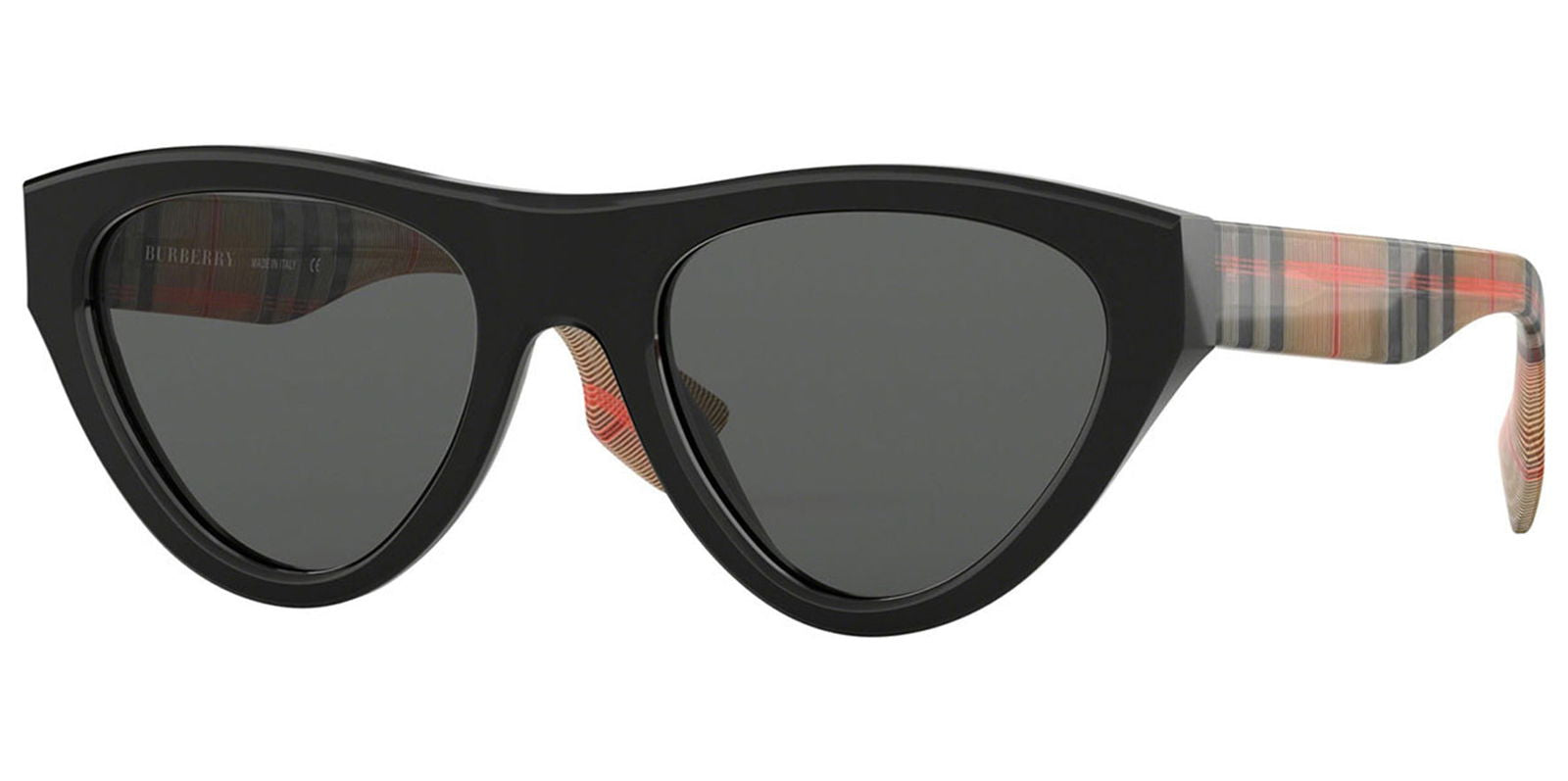 Burberry Black/Tartan Chunky Soft Triangle -  - Eyedictive