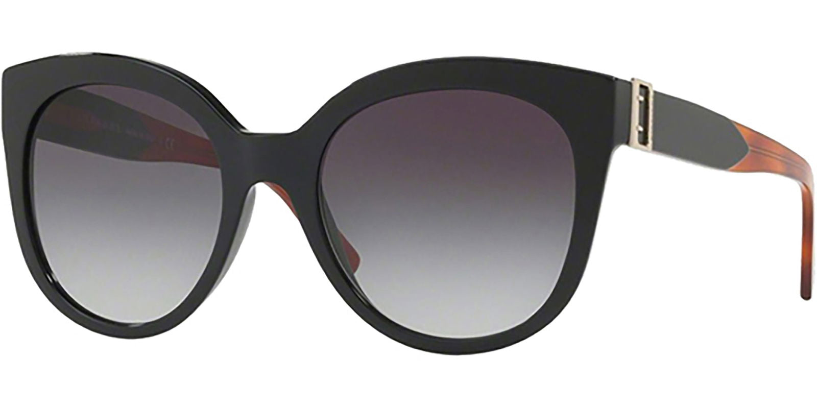 Burberry Black Oversize Cat-Eye w/ Gradient Lens -  - Eyedictive