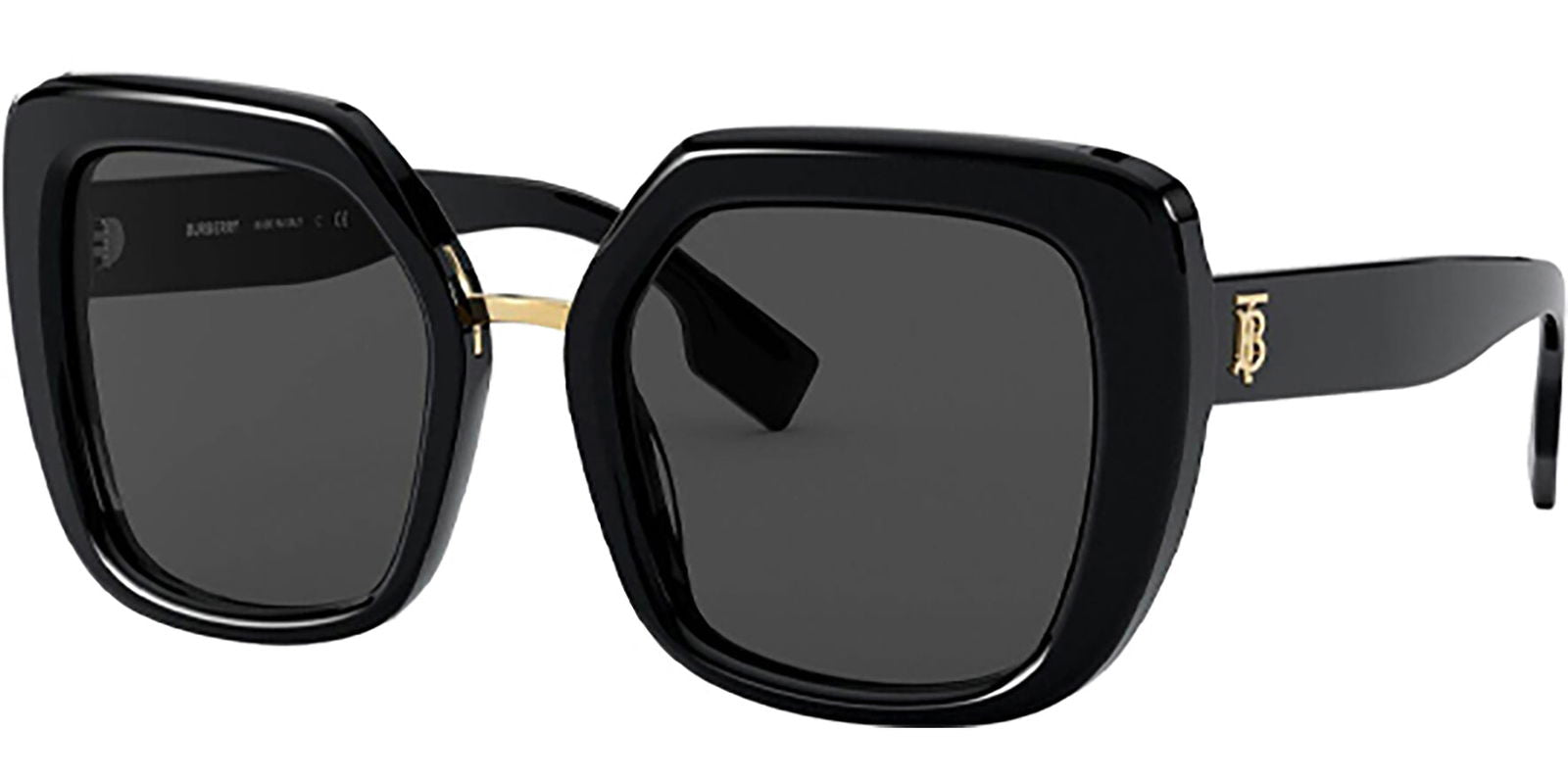 Burberry Black Oversize Square -  - Eyedictive