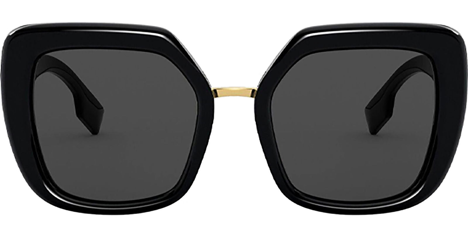 Burberry Black Oversize Square -  - Eyedictive