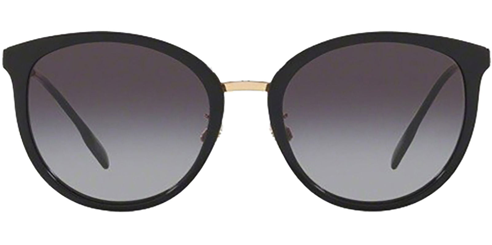 Burberry Black Rounded Cat Eye w/ Gradient Lens -  - Eyedictive