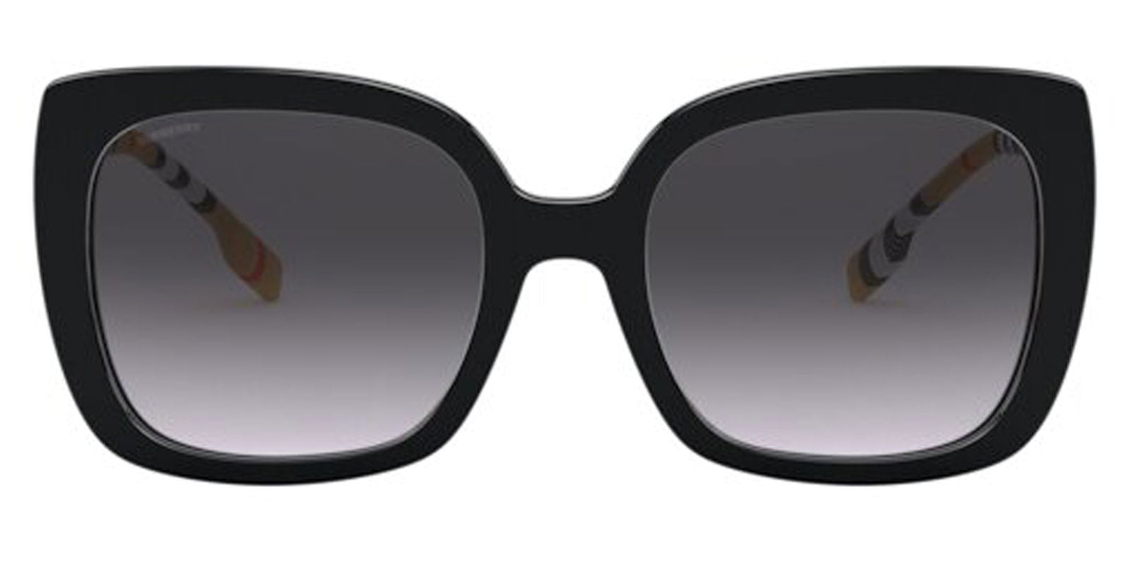 Burberry Caroll Black Butterfly w/ Slim Tartan Temples -  - Eyedictive