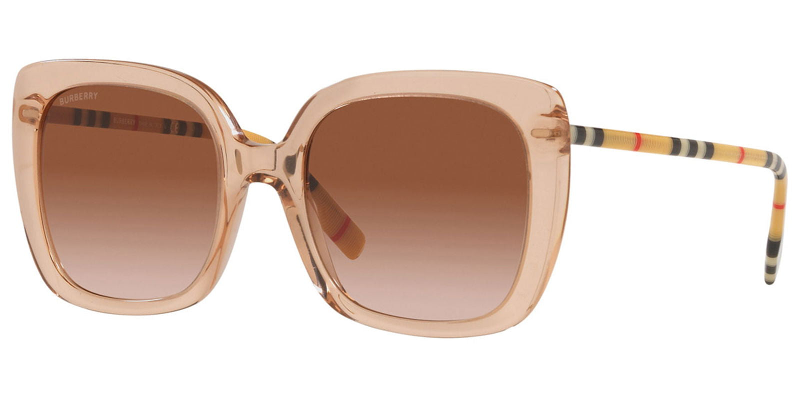Burberry Caroll Peach Oversized Butterfly w/ Gradient Lens -  - Eyedictive