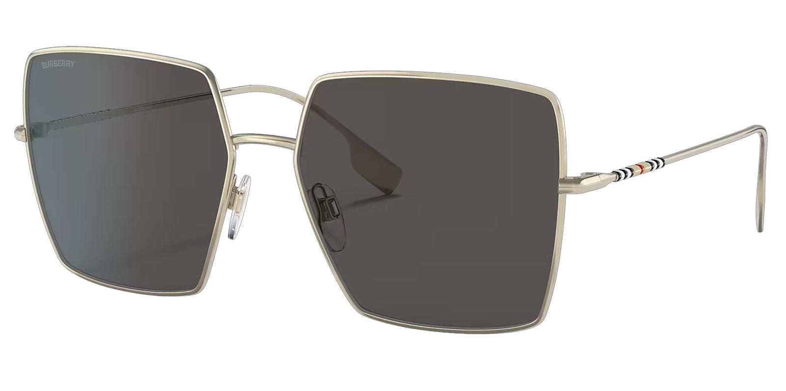 Burberry Daphne Light Gold-Tone Geometric -  - Eyedictive
