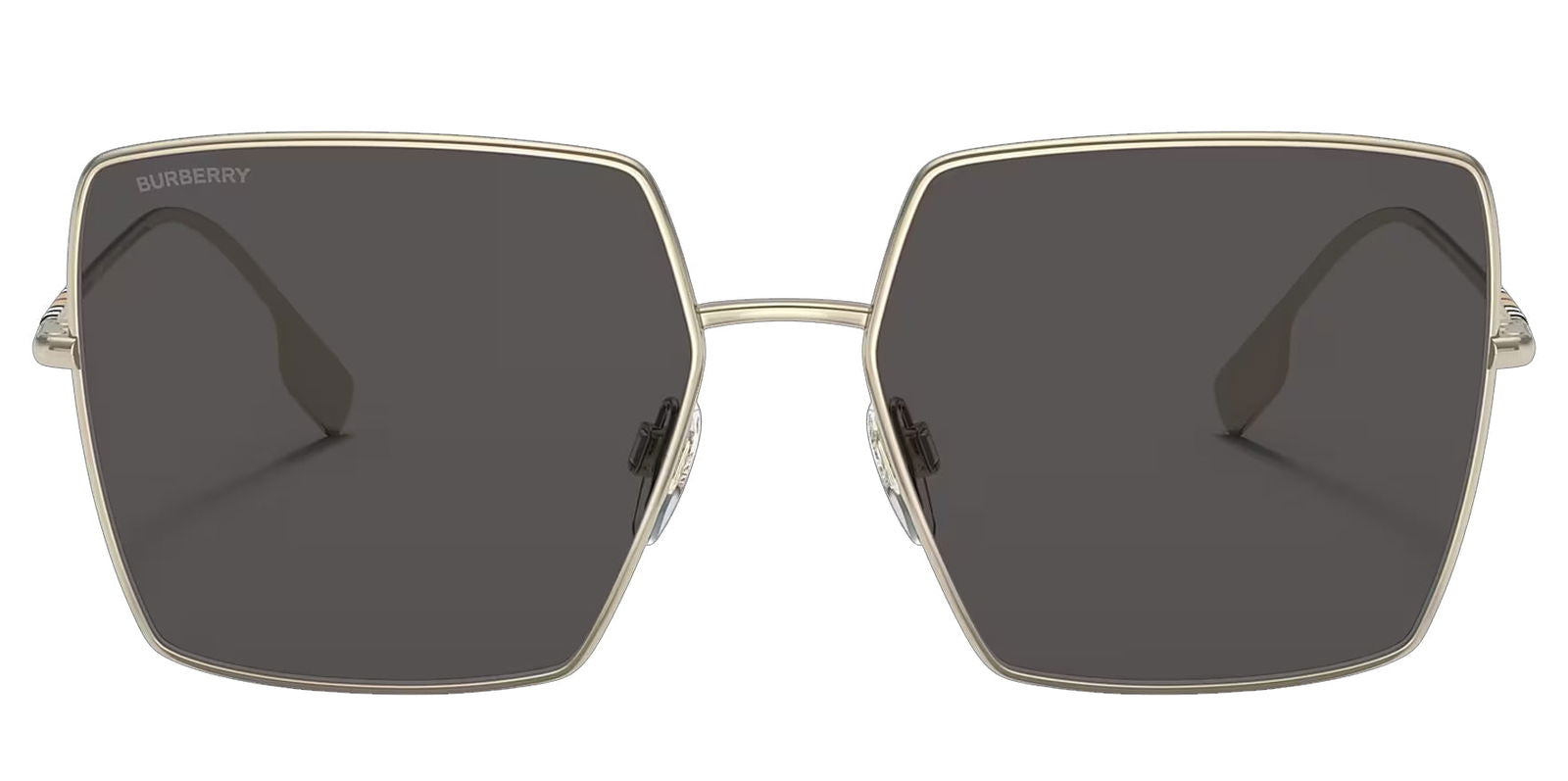 Burberry Daphne Light Gold-Tone Geometric -  - Eyedictive