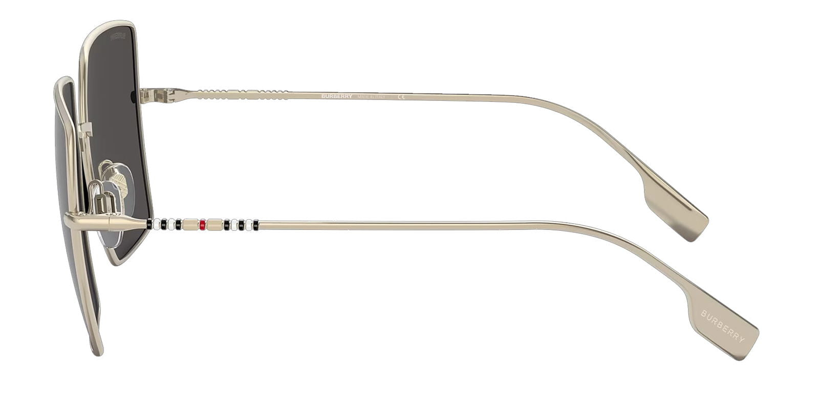 Burberry Daphne Light Gold-Tone Geometric -  - Eyedictive