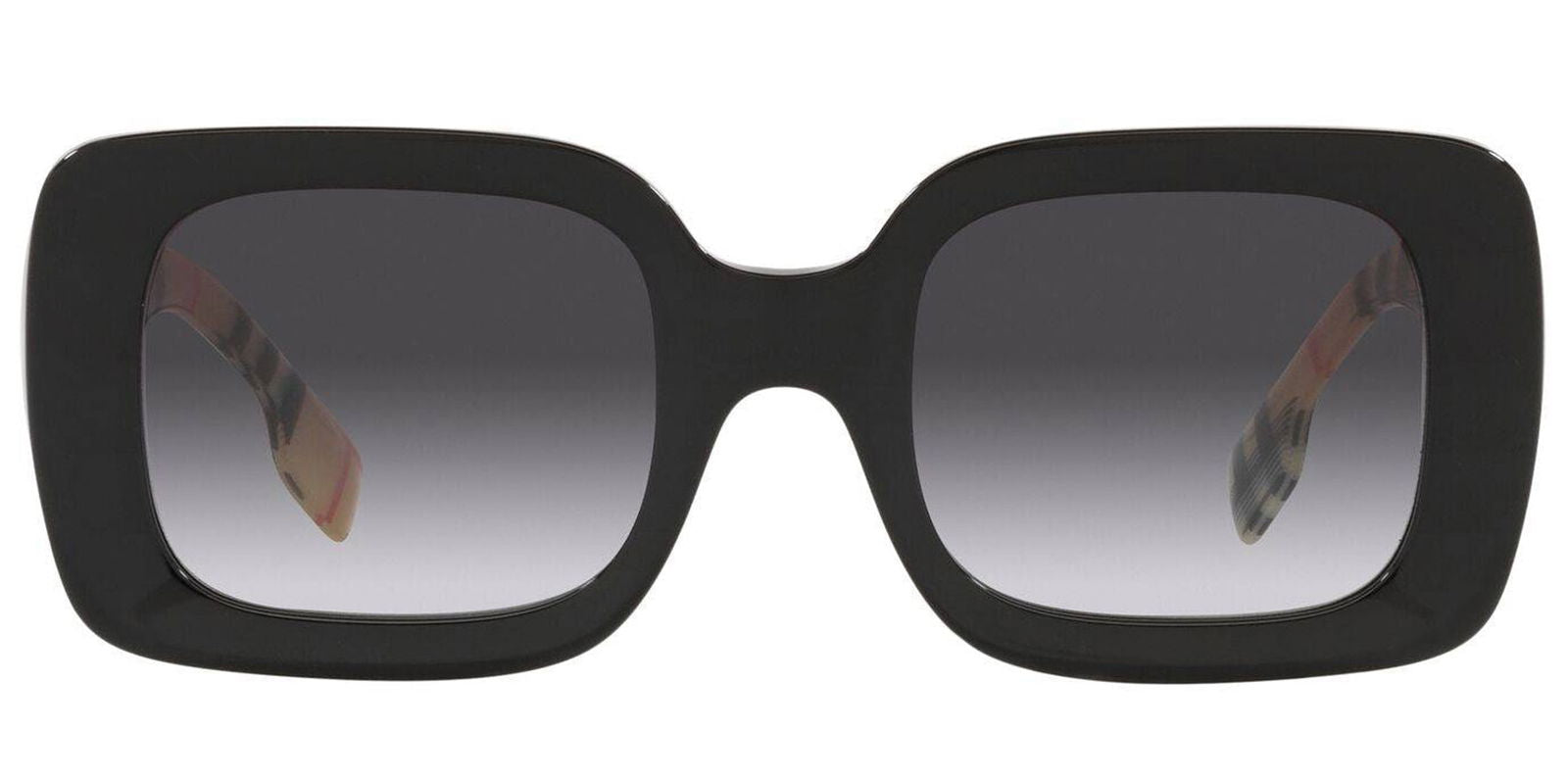 Burberry Delilah Black/Tartan Mod Square w/ Gradient Lens -  - Eyedictive