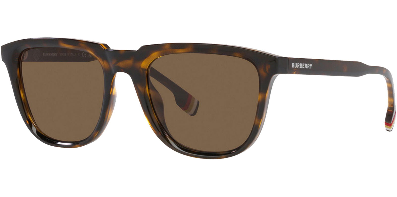 Burberry George Dark Havana Square -  - Eyedictive