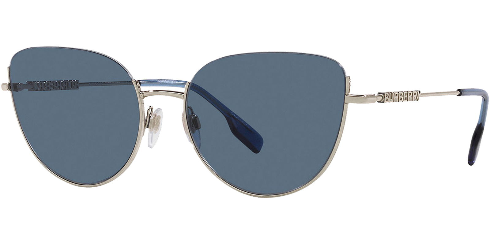 Burberry Harper Light Gold-Tone Cat Eye -  - Eyedictive