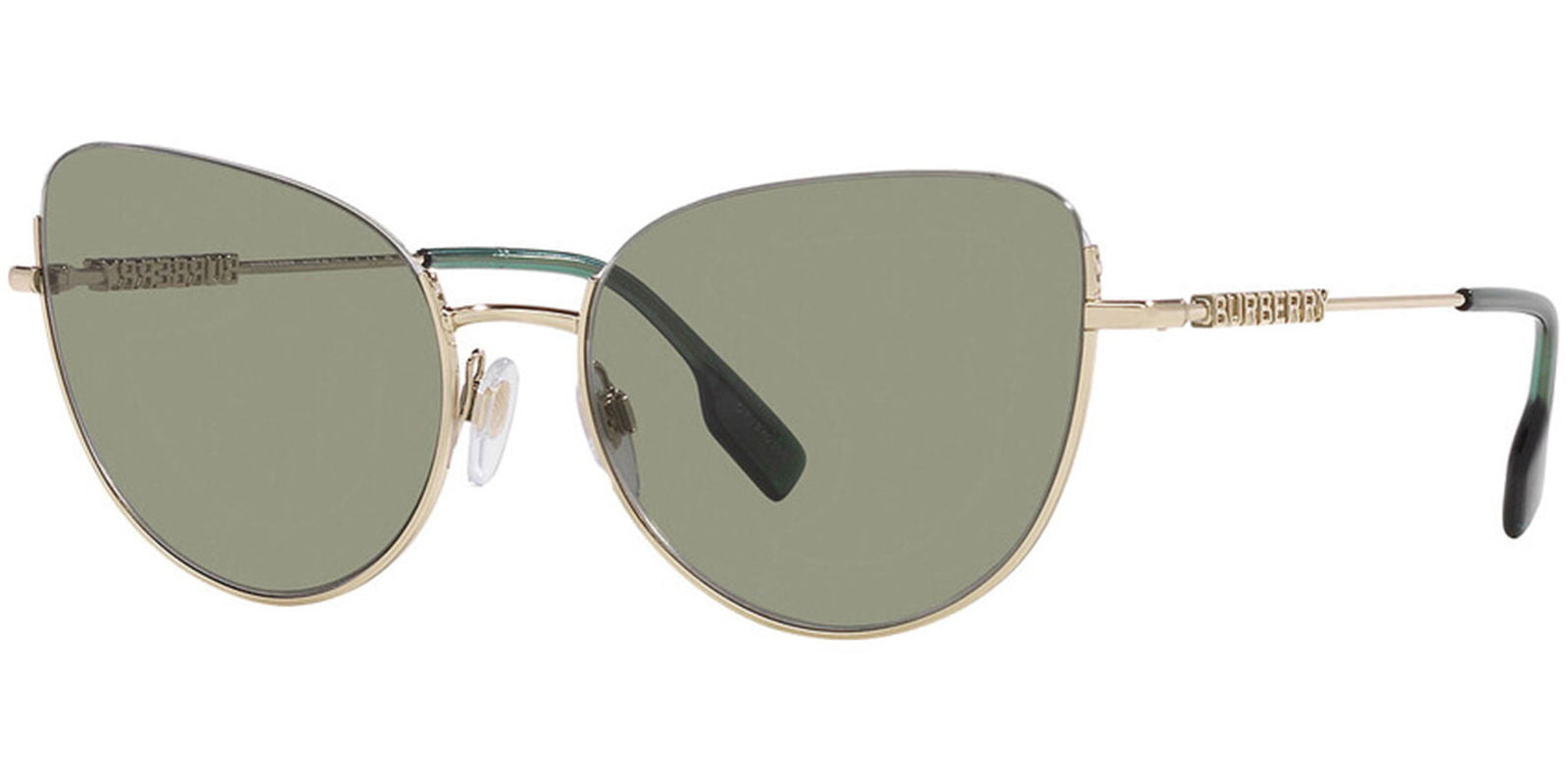 Burberry Harper Light Gold-Tone Cat Eye -  - Eyedictive