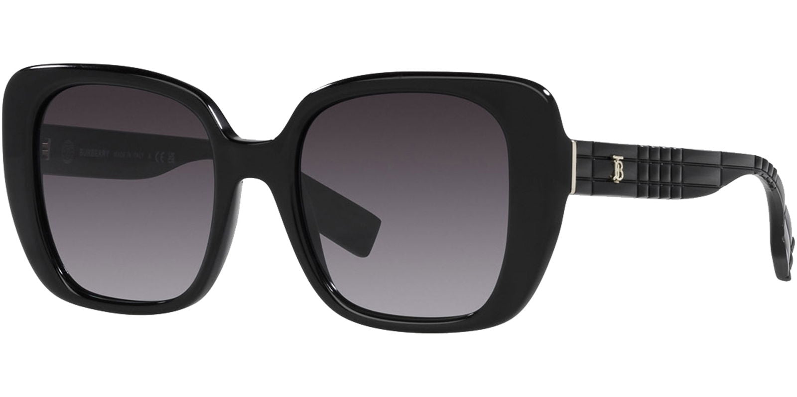 Burberry Helena Oversize Square Sunglasses w/ Gradient Lens -  - Eyedictive