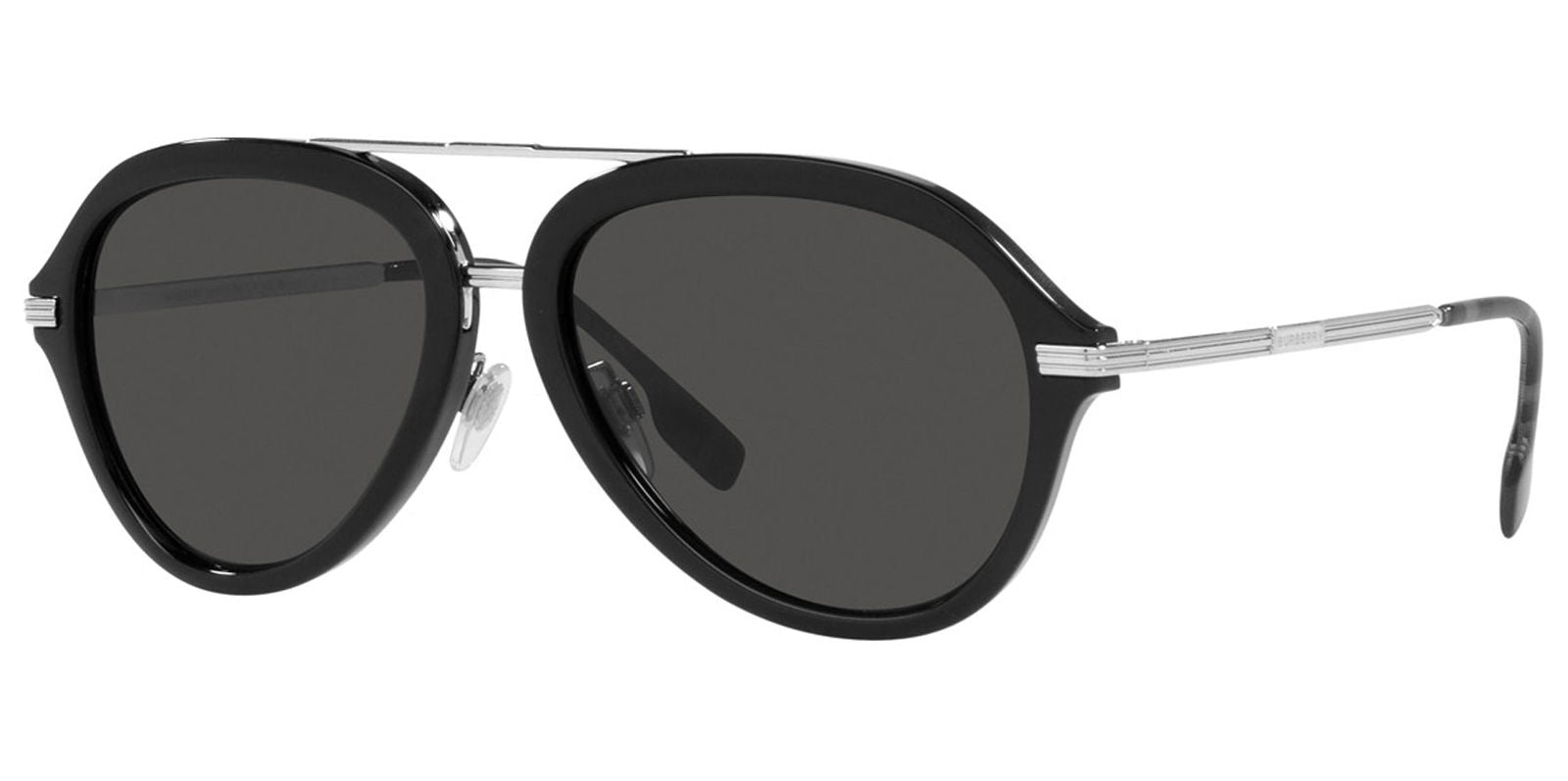 Burberry Jude Black Aviator -  - Eyedictive