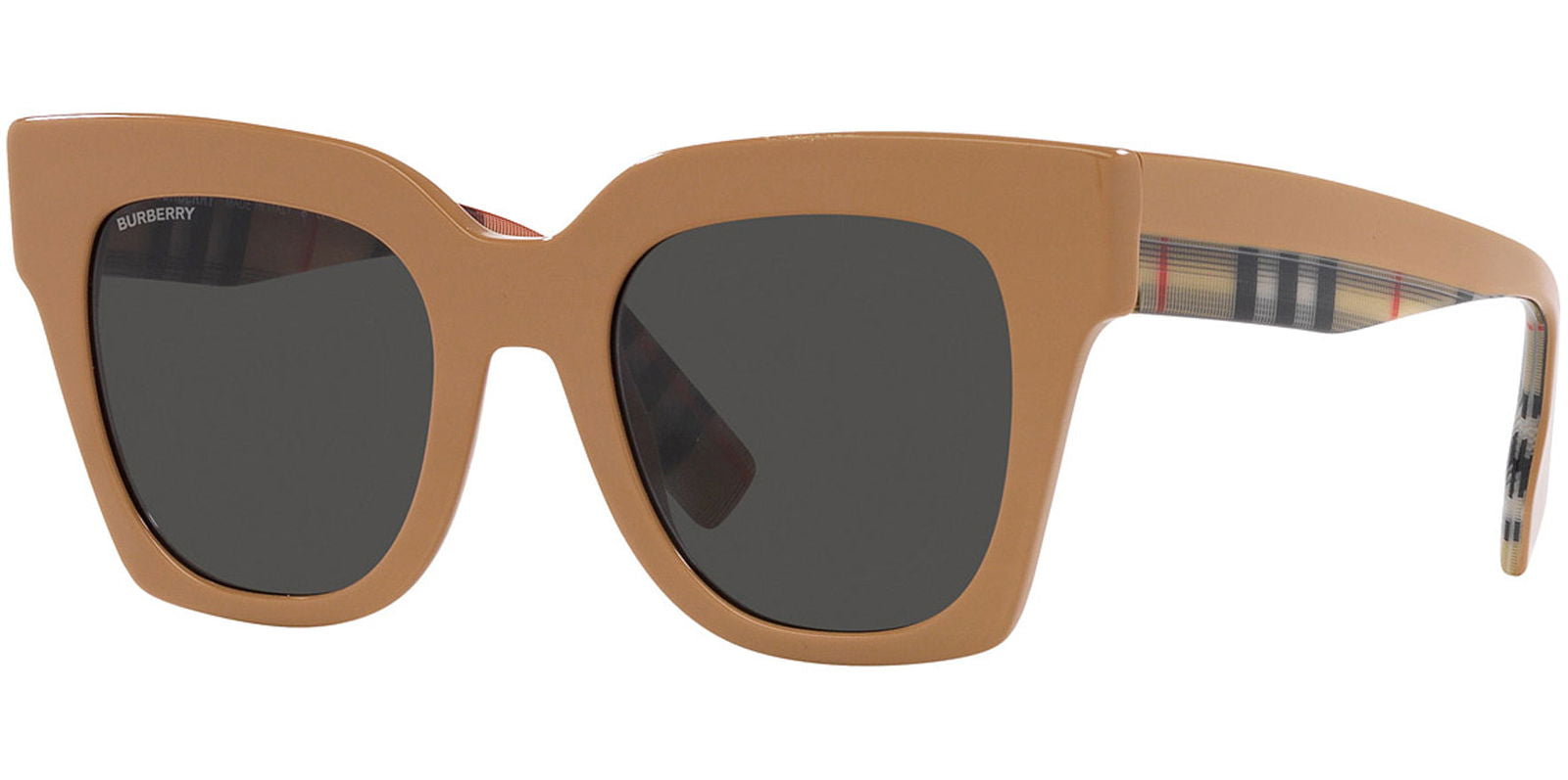 Burberry Kitty Beige Squared Cat Eye -  - Eyedictive