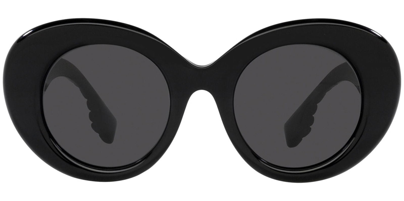 Burberry Margot Black Oversize Mod Style Round -  - Eyedictive