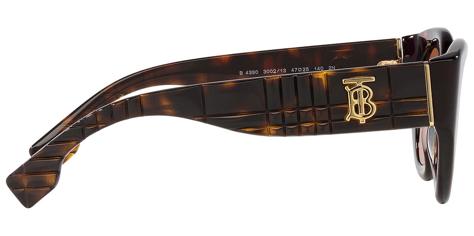 Burberry Meadow Dark Havana Round Cat Eye w/ Gradient Lens -  - Eyedictive