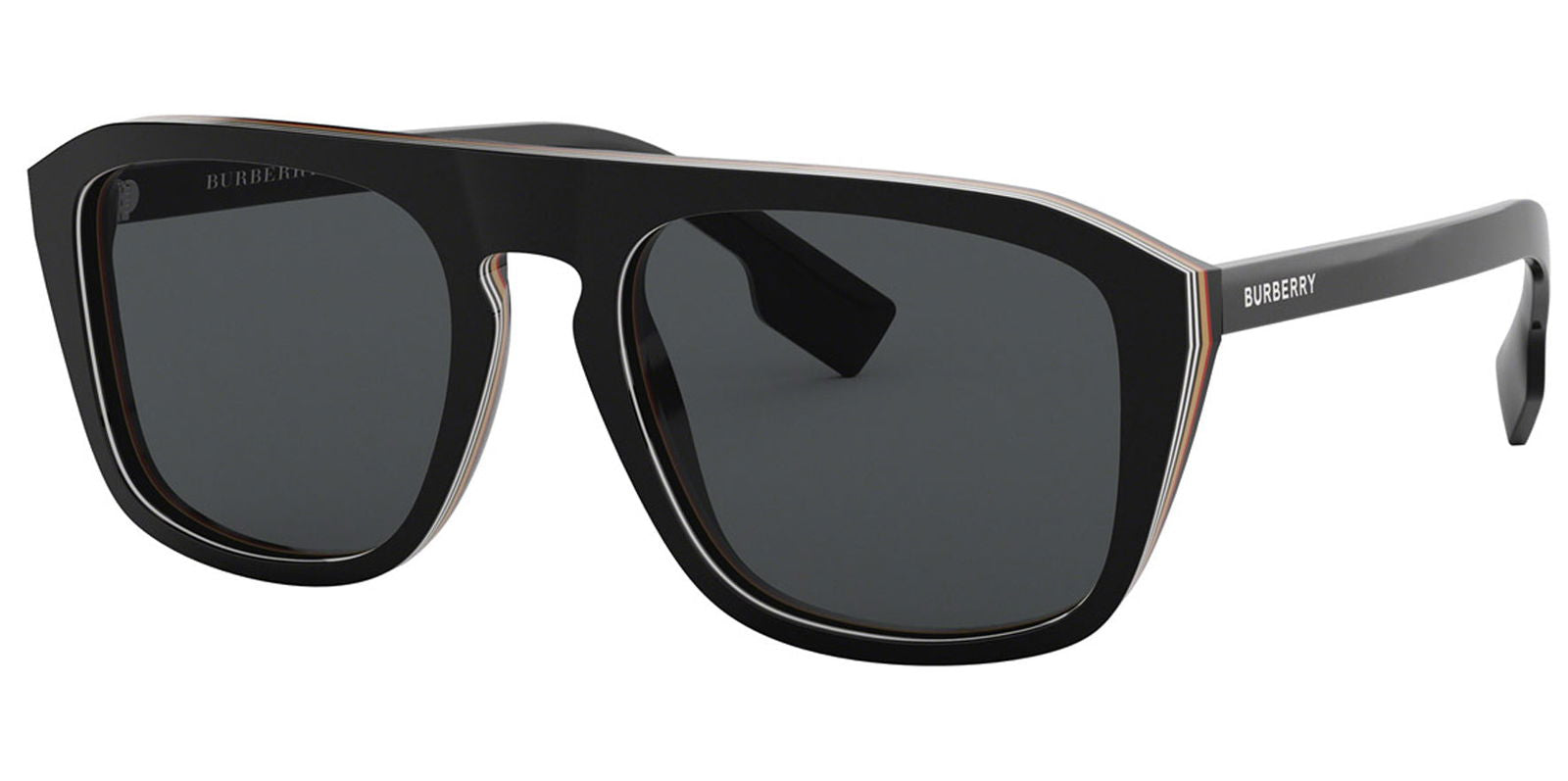 Burberry Polarized Multilayer Check/Black Pilot -  - Eyedictive