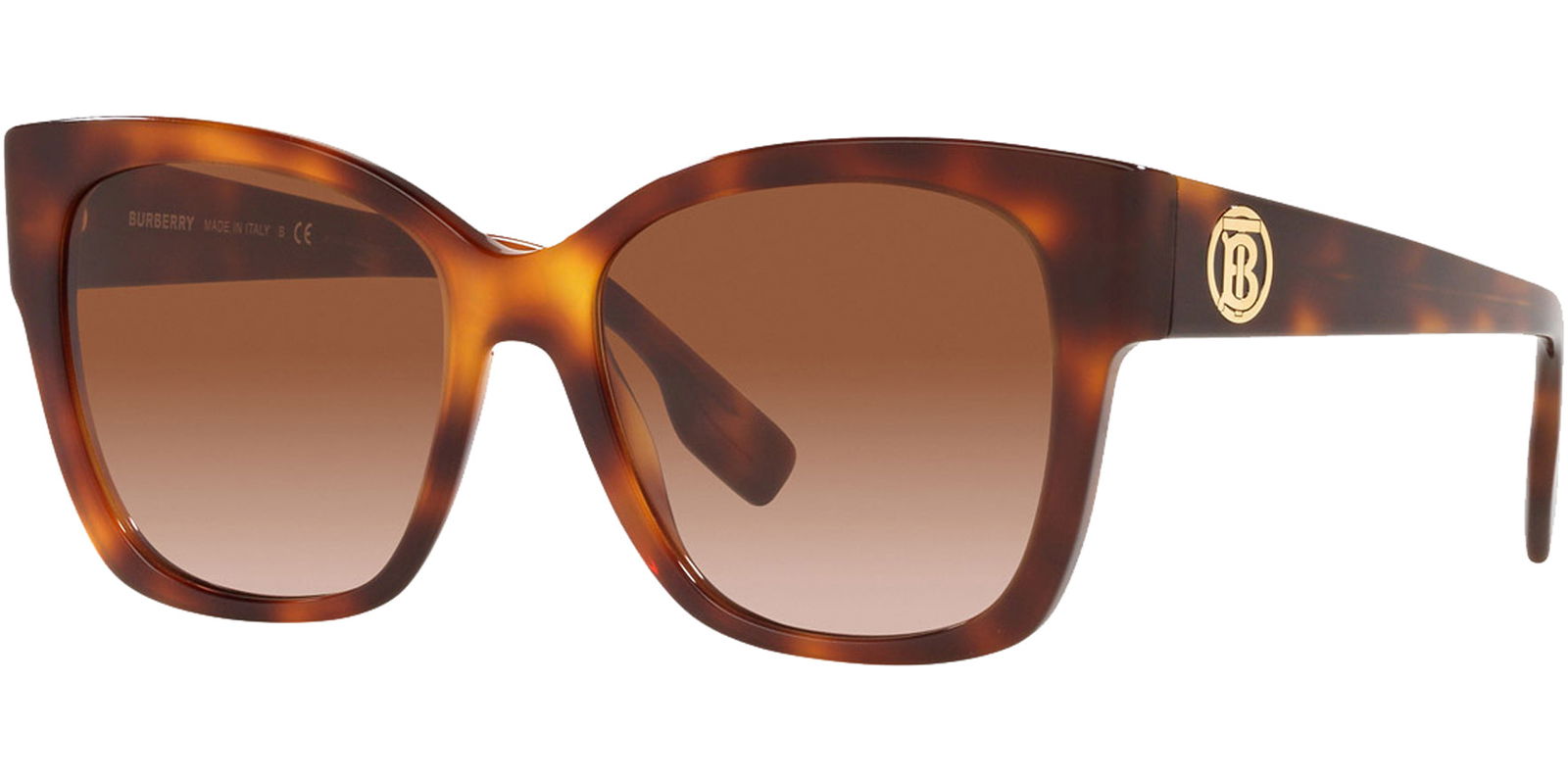 Burberry Ruth Havana Squared Cat Eye -  - Eyedictive