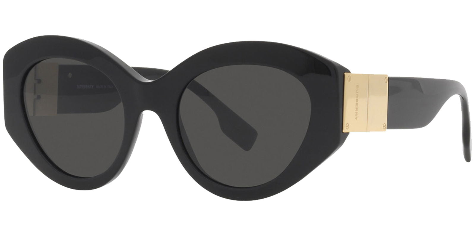 Burberry Sophia Black Oval Cat Eye -  - Eyedictive