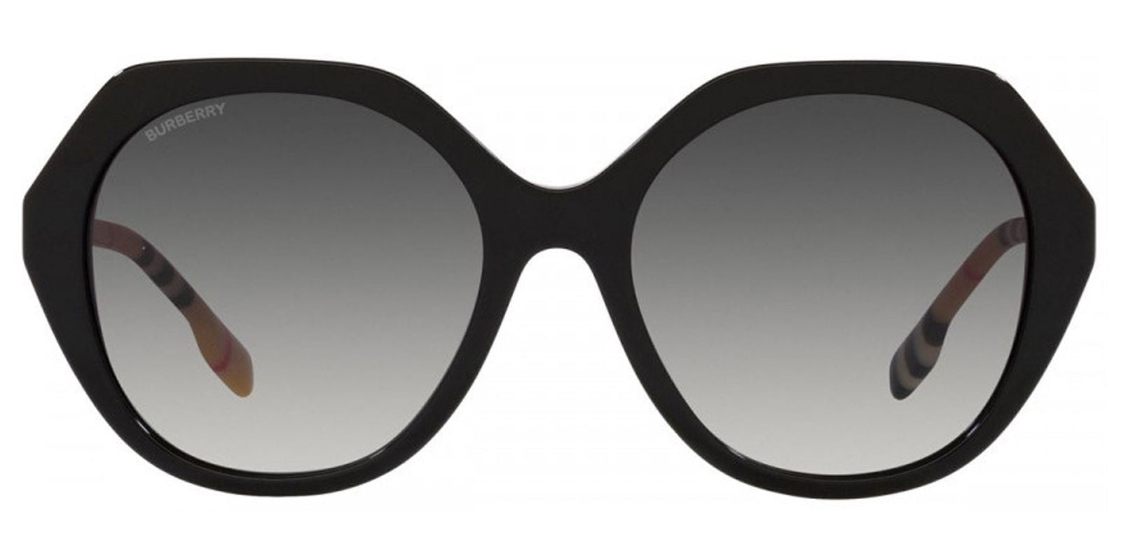 Burberry Vanessa Black Oversized Geometric w/ Gradient Lens -  - Eyedictive
